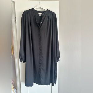 H&M Black Long Sleeve Dress